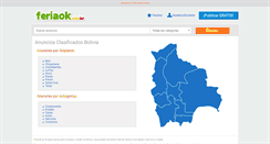 Desktop Screenshot of feriaok.com.bo